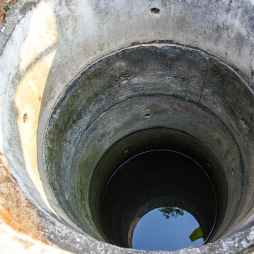 Deep well & tank construction