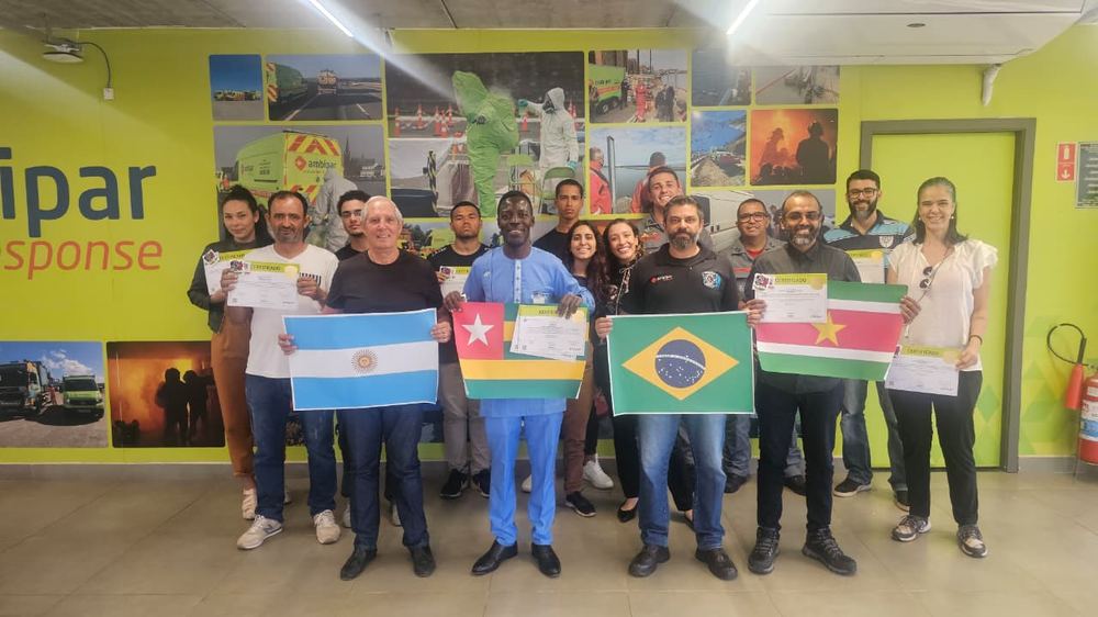 AMBIPAR HAZMAT training exchange, Brazil 2025